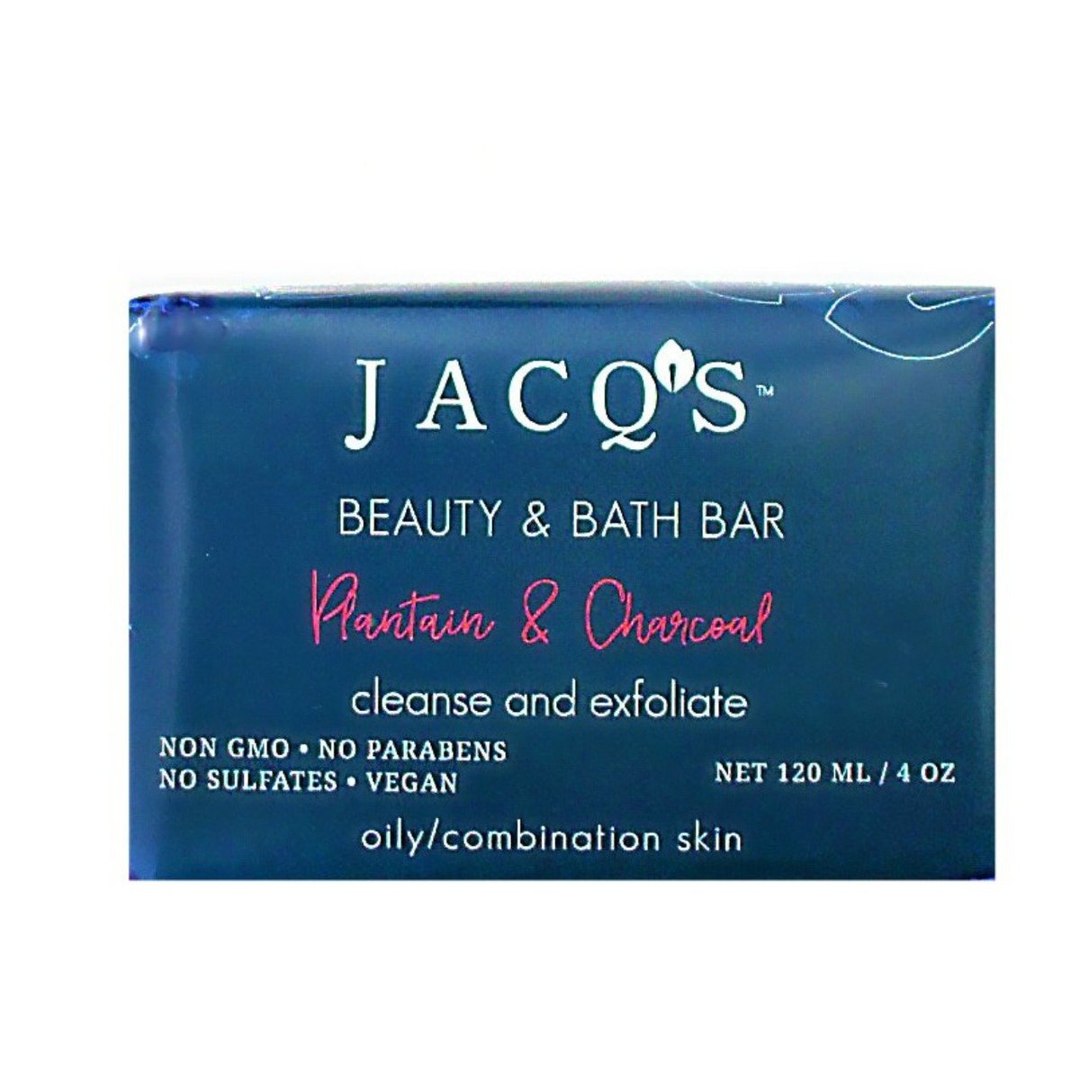 Jacq's Plantain & Activated Charcoal Face Cleansing Bar