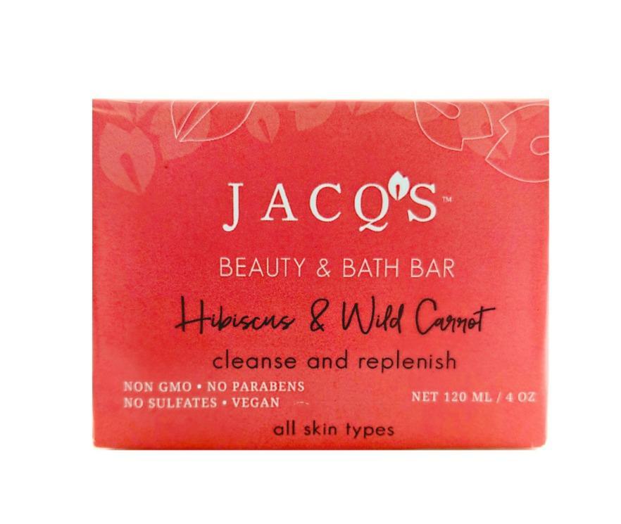 Jacq’s Wild Hibiscus & Carrot Cleansing Bar